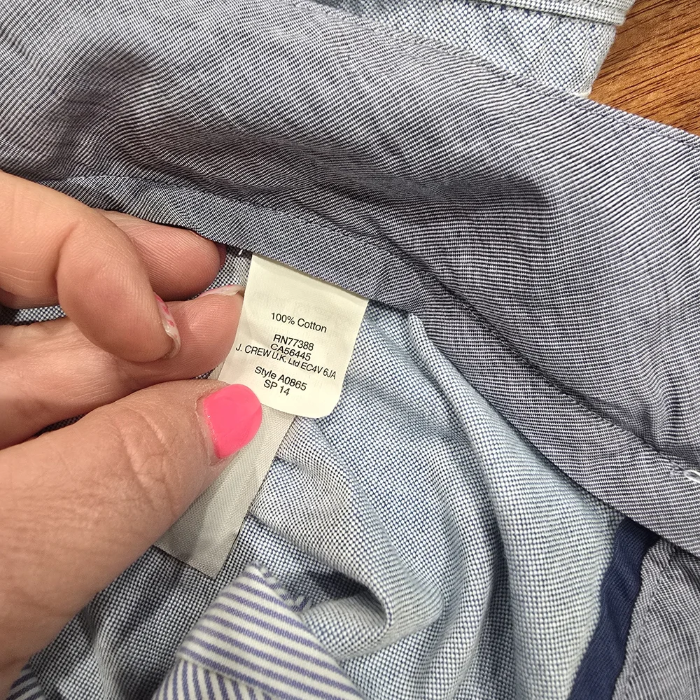 J.CREW Club Chino Shorts Mens‎ Light Blue 100% Cotton Flat Front 10.5